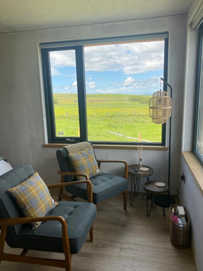 Unique Luxurious Cabin On Sea View Working Croft Garrabost Eksteriør bilde
